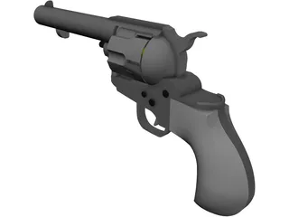 Colt Thunderer 5 Inch 3D Model preview