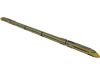 TGV 3D Model preview