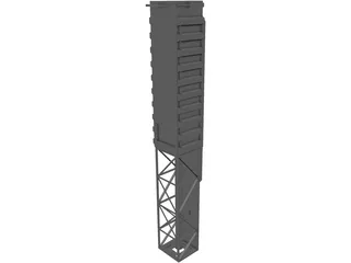 Garbage Compactor 3D Model preview