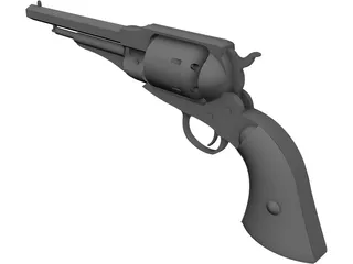 Remington 1858 3D Model preview