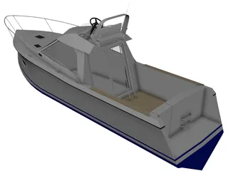 Boat 3D Model preview