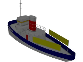 Tug 3D Model preview