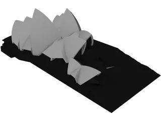 Opera House Sydney 3D Model preview