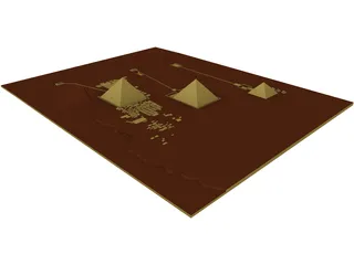Egypt Pyramids 3D Model preview