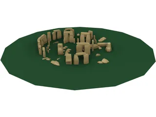 Stonehenge 3D Model preview