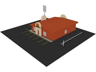 Taco Bell 3D Model preview