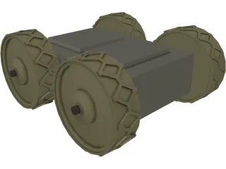 Marvin Survey Robot 3D Model preview