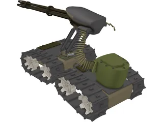 Sanddragon Robot 3D Model preview