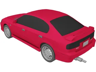 Subaru Legacy B4 3D Model preview