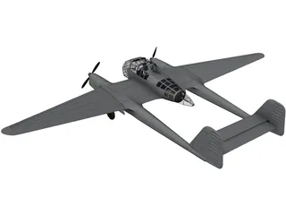 Focke-Wulf Fw 189 3D Model preview