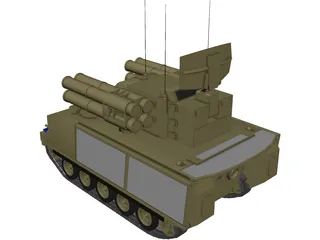 M-113 ADATS 3D Model preview