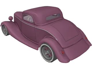 Hot Rod 3D Model preview