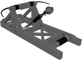Balista Catapult 3D Model preview