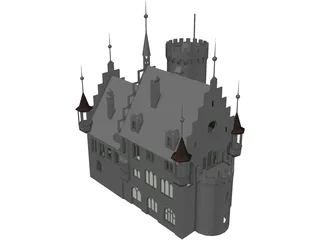 Castle 3D Model preview