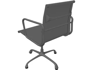Chair Eames EA 107 3D Model preview
