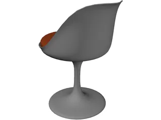 Chair Tulip 3D Model preview