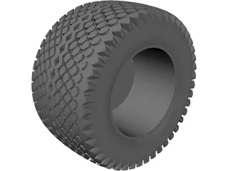 Tire Turf 3D Model preview