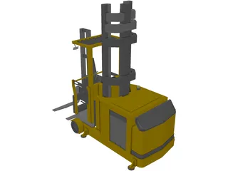 Forklift 3D Model preview