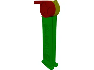 Pez Dispenser 3D Model preview