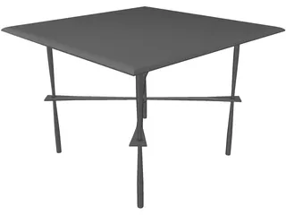 Table 3D Model preview