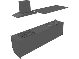 Kitchen Elam E5 3D Model preview