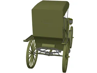 Carriage Surrey 3D Model preview