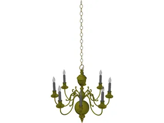 Light Classic 3D Model preview