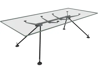Table Norman Foster 3D Model preview