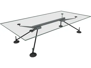 Table Norman Foster Low 3D Model preview