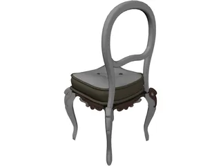 Chair Antique 3D Model preview
