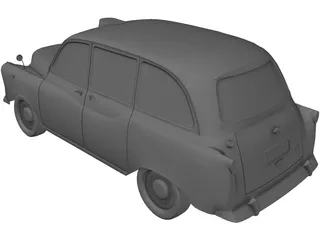 Taxi London 3D Model preview