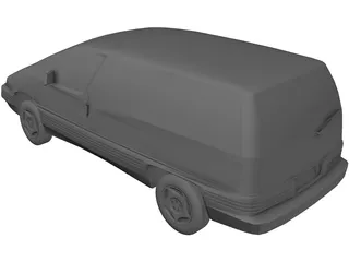 Pontiac Trans Sport (1991) 3D Model preview