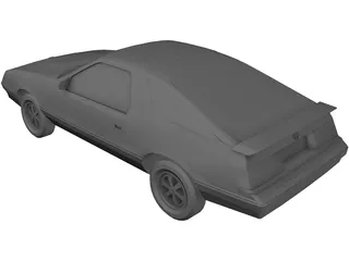 Plymouth Laser (1984) 3D Model preview