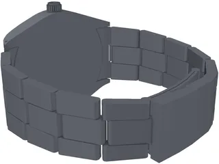 Rolex Watch 3D Model preview