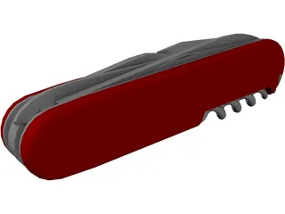 Swiss Knife 3D Model preview