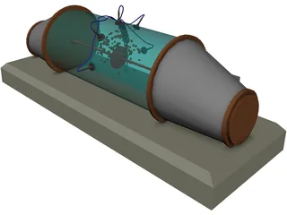 Fusion Generator 3D Model preview