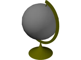Golden Globe 3D Model preview