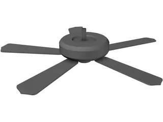 AZ Fan 3D Model preview