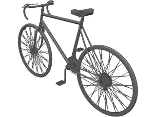 Bicycle 3D Model preview