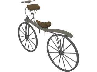 Bicycle Dennis Johnson 3D Model preview