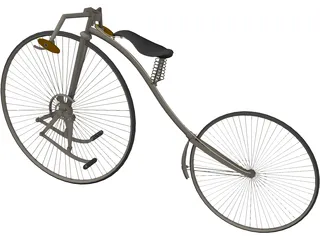 Bicycle Facile 3D Model preview