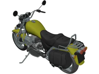 Moto Guzzi 1100i California 3D Model preview