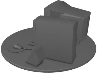 Computer PC 3D Model preview