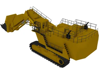 Hitachi EX5500 Dig Machine 3D Model preview