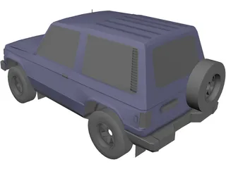 Mitsubishi Pajero (1988) 3D Model preview