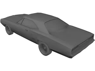 Dodge Coronet (1970) 3D Model preview
