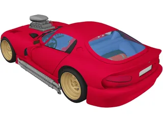 Dodge Viper [Supercharged] 3D Model preview