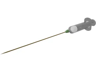 Syringe 3D Model preview