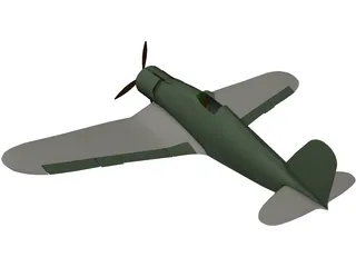 Fiat G.50 3D Model preview