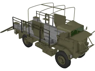 Bedford Truck 3D Model preview